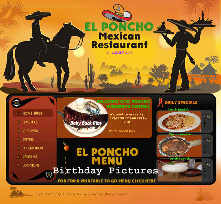 El Ponchos Restaurant Tequila Bar